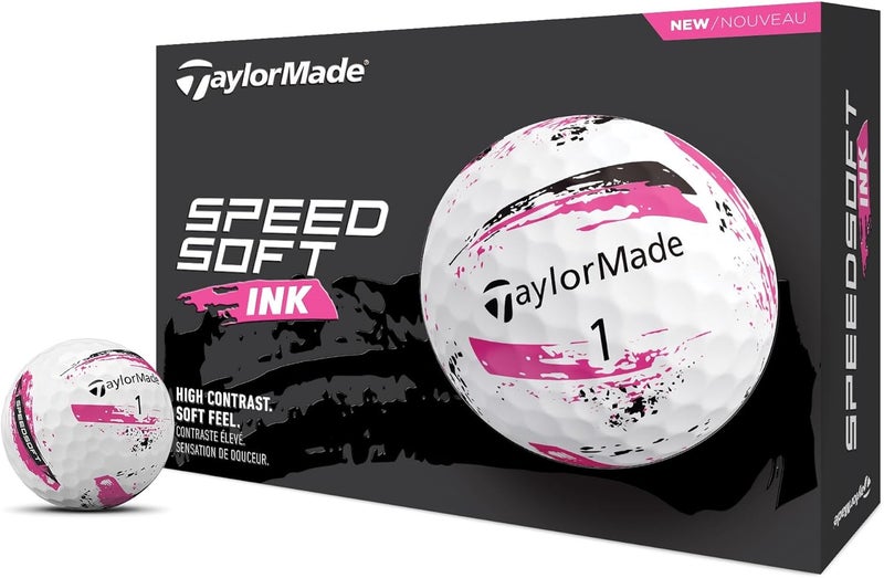 TaylorMade SpeedSoft Golf Balls, Maximum Distance with Ultra-Soft Feel, Perfect for Off The Tee and Around The Green - Image 1